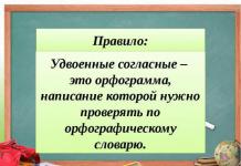 Правопис слів з подвоєними приголосними