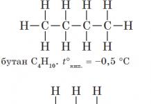 The structure of organic compounds and electronic effects