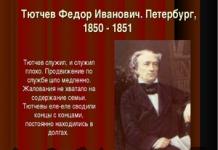 Biografía de Fedor Tyutchev brevemente la vida más importante de f y Tyutchev