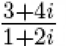 Complex number modulus and argument