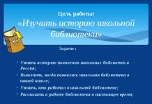 Перше знайомство зі шкільною бібліотекою