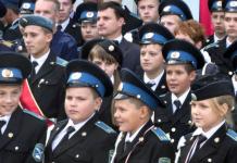 Clases de cadetes: características, estructura, reglas de admisión, entrenamiento. Quién es admitido en el cuerpo de cadetes.