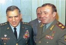 Grachev Pavel Sergeevich: biography, injuries and shell shock, causes of death Where is the former Minister of Defense Grachev now