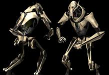 Star Wars: General Grievous without a mask