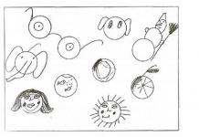 Creative games for the development of imagination in preschoolers for visual activity card file for drawing on the topic